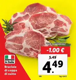 Lidl Braciole di coppa di suino offerta