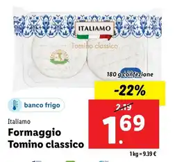 Lidl Italiamo Formaggio Tomino classico offerta
