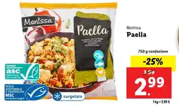 Lidl Monissa Paella offerta