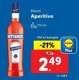 Lidl Bitterol Aperitivo offerta