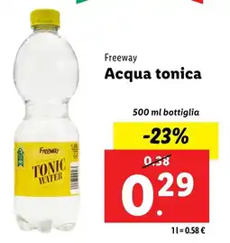 Lidl Freeway Acqua tonica offerta