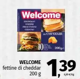 Pam WELCOME fettine di cheddar offerta