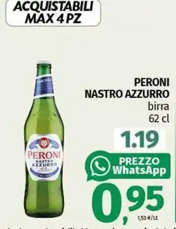 Pam PERONI NASTRO AZZURRO birra offerta
