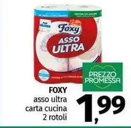 Pam FOXY asso ultra carta cucina 2 rotoli offerta