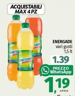 Pam ENERGADE vari gusti offerta