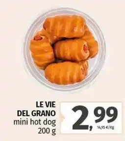 Pam LE VIE DEL GRANO mini hot dog offerta