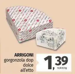 Pam ARRIGONI gorgonzola dop dolce offerta