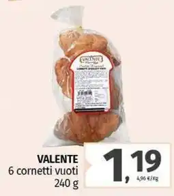 Pam VALENTE 6 cornetti vuoti offerta
