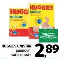 Pam Huggies Unistar offerta