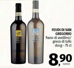 Pam FEUDI DI SAN GREGORIO fiano di avellino/ greco di tufo docg offerta