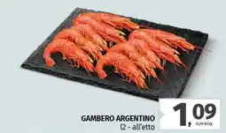 Pam GAMBERO ARGENTINO 12 - all'etto offerta