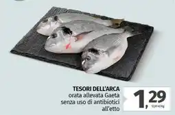 Pam TESORI DELL'ARCA orata allevata Gaeta senza uso di antibiotici offerta