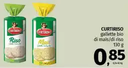 Pam CURTIRISO gallette bio di mais/di riso offerta