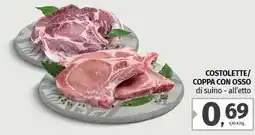 COSTOLETTE/ COPPA CON OSSO di suino