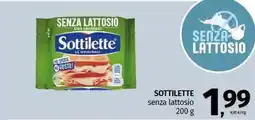 Pam SOTTILETTE senza lattosio offerta