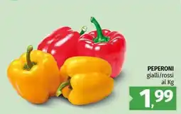Pam PEPERONI gialli/rossi offerta
