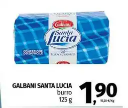 Pam Galbani santa lucia burro offerta