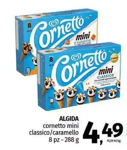 Pam ALGIDA cornetto mini classico/caramello offerta