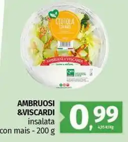 Pam AMBRUOSI &VISCARDI insalata con mais offerta