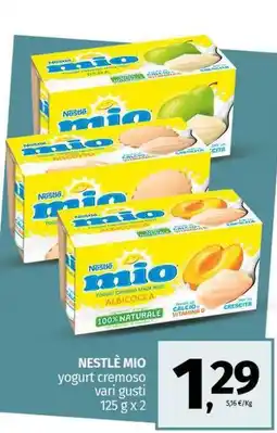Pam NESTLÉ MIO yogurt cremoso offerta
