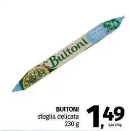 Pam BUITONI sfoglia delicata offerta