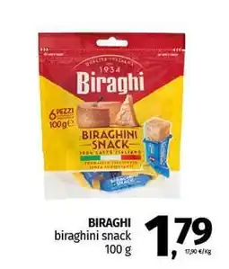 Pam BIRAGHI biraghini snack offerta