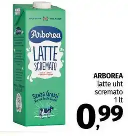 Pam ARBOREA latte uht scremato offerta