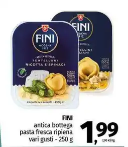 Pam FINI antica bottega pasta fresca ripiena vari gusti offerta