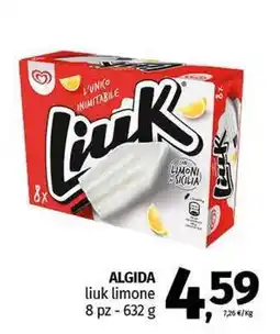 Pam ALGIDA liuk limone offerta