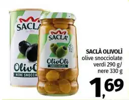 Pam SACLÀ OLIVOLI olive snocciolate offerta