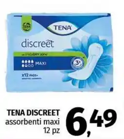 Pam TENA DISCREET assorbenti maxi offerta
