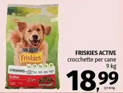 Pam FRISKIES ACTIVE crocchette per cane offerta