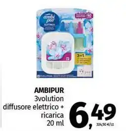 Pam AMBIPUR 3volution diffusore elettrico + ricarica offerta