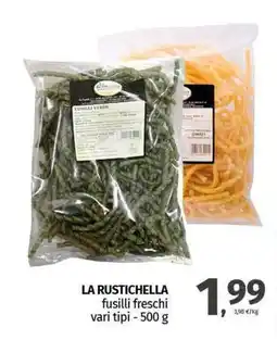 LA RUSTICHELLA fusilli freschi vari tipi