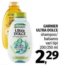 Pam GARNIER ULTRA DOLCE shampoo/ balsamo vari tipi offerta