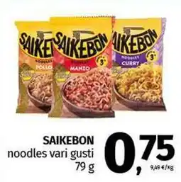 Pam SAIKEBON noodles vari gusti offerta