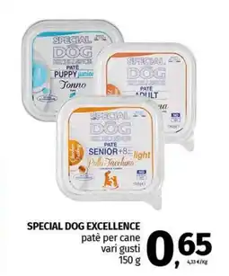 Pam SPECIAL DOG EXCELLENCE patè per cane vari gusti offerta
