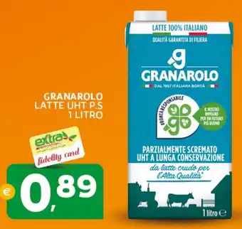 Extra Supermercati Granarolo latte UHT P.S offerta