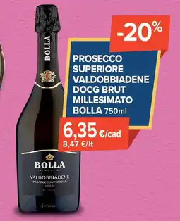 Sapore di Mare Prosecco superiore valdobbiadene docg brut millesimato bolla offerta