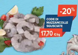 Sapore di Mare Code di mazzancolle sgusciate offerta