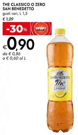 Bennet The classico o zero SAN BENEDETTO offerta