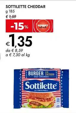 Bennet Sottilette CHEDDAR offerta