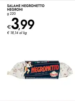Bennet Salame negronetto NEGRONI offerta
