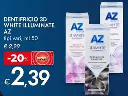 Bennet Dentifricio 3d white illuminate AZ offerta