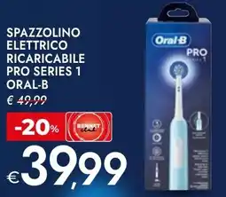 Bennet Spazzolino elettrico ricaricabile pro series 1 ORAL-B offerta