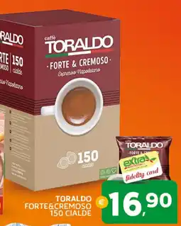 Extra Supermercati Toraldo forte&cremoso 150 cialde offerta