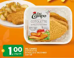 Extra Supermercati Del campo cotolette di pollo e tacchino offerta