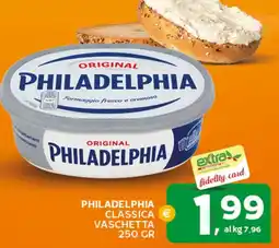 Extra Supermercati Philadelphia classica vaschetta offerta