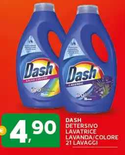 Extra Supermercati Dash detersivo lavatrice lavanda/colore offerta