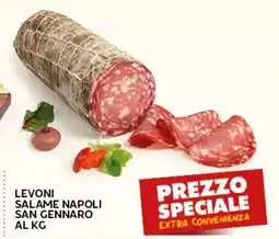 Extra Supermercati Levoni salame napoli san gennaro offerta
